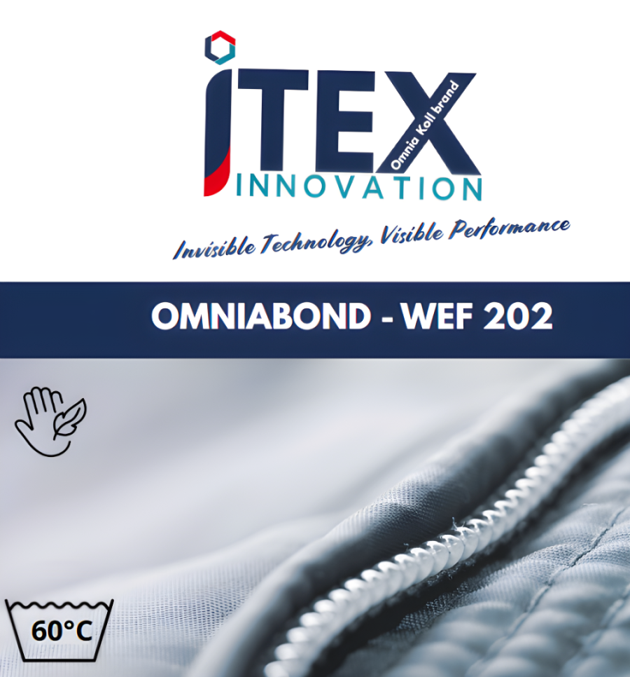 OMNIABOND WEF 202 - Thermoadhesive technology designed for heat-sensitive fabrics